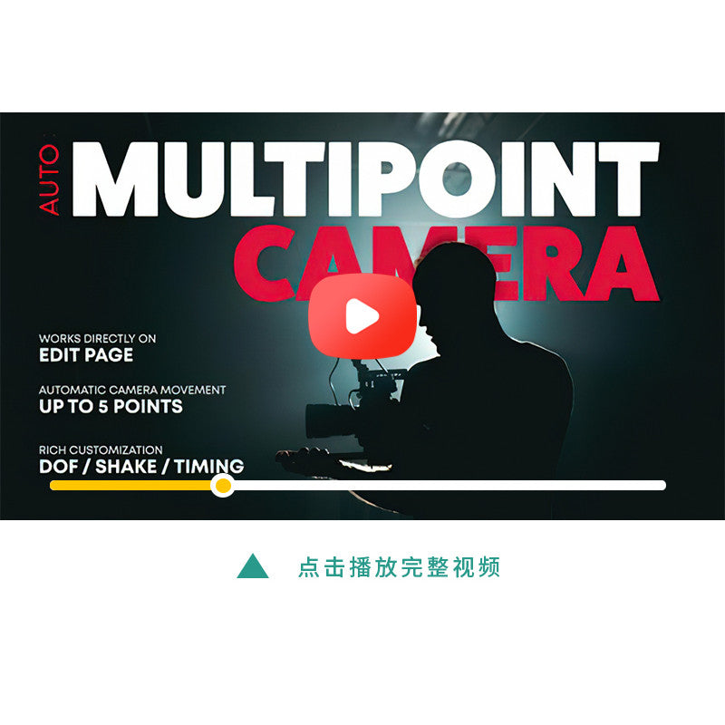 📸 Multipoint Action Camera | Animate Still Images with Motion Paths [MICHIGO STUDIO]
