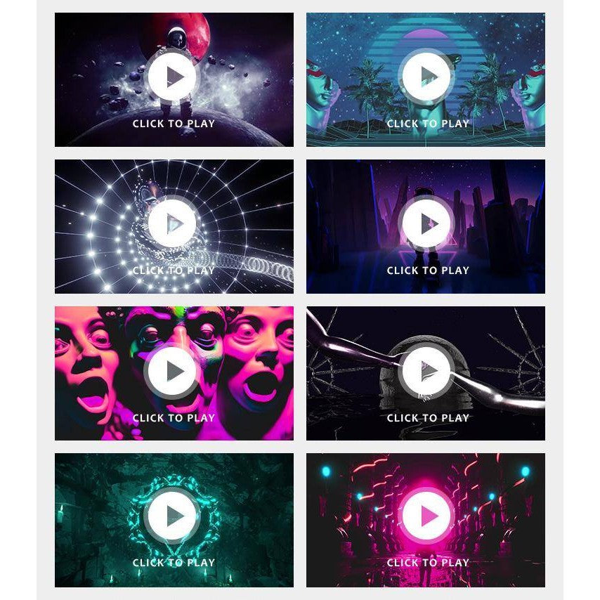 🎥 VJ LOOP | Futuristic Cyber Motion Loop Visuals for KTV Club LED Screen ⚙️🌐🔁 [ MICHIGO STUDIO ]