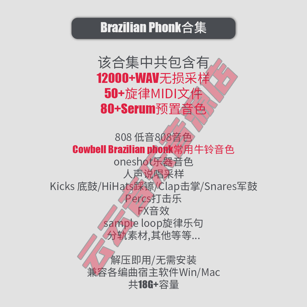 🎹 Brazilian Phonk Soundpack | Funk Samples & Serum Presets for FL Studio, Ableton Live & Logic [MICHIGO STUDIO]