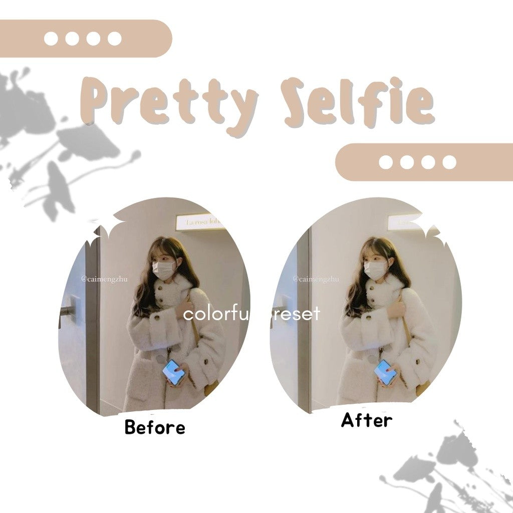Edit Foto 10 Preset Light room - Pretty Selfie[ MICHIGO STUDIO ]