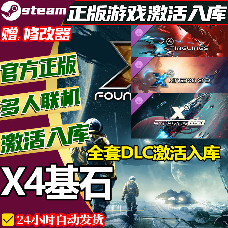 🎮【STEAM CDKEYX4: Foundations | PC | Full DLC (Timelines, Kingdom End, Tides of Avarice) | Global Region | MICHIGO STUDIO
