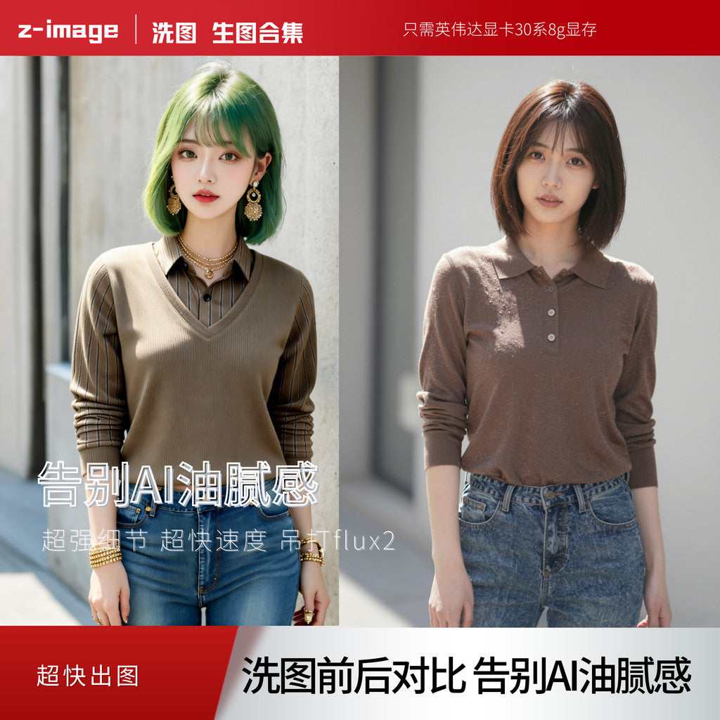 🖼️ Zimage Bulk Gen | 🤖 AI Enhance | ✨ Premium Texture [MICHIGO STUDIO]