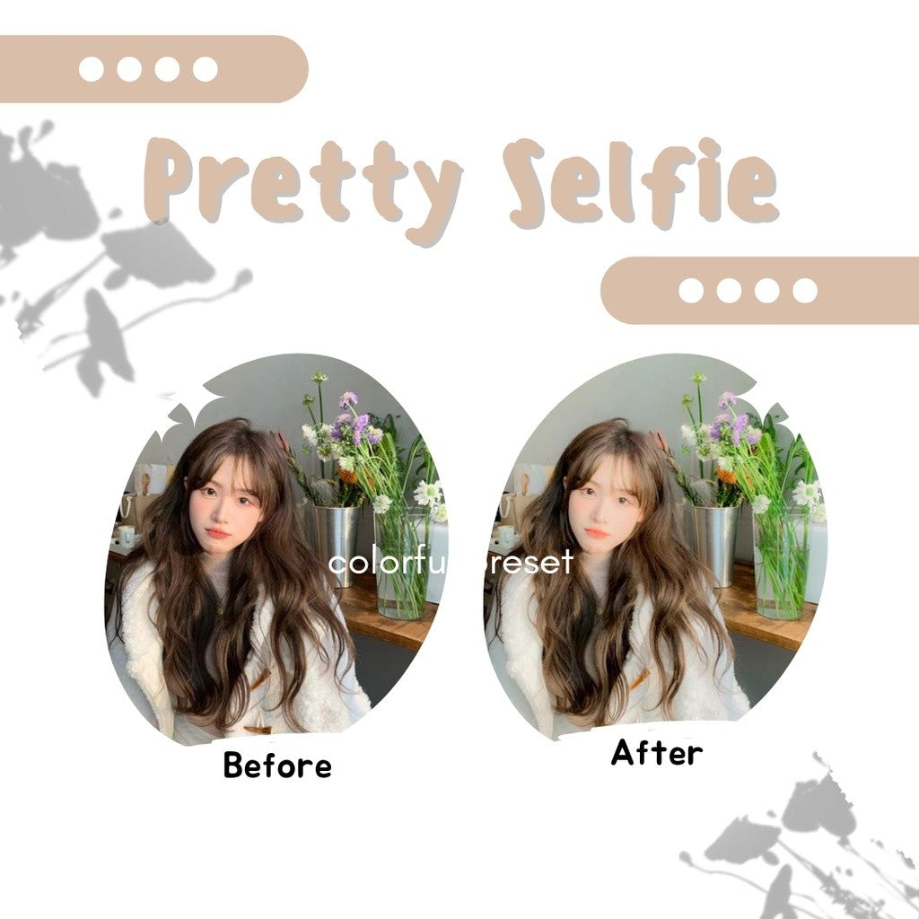 Edit Foto 10 Preset Light room - Pretty Selfie[ MICHIGO STUDIO ]