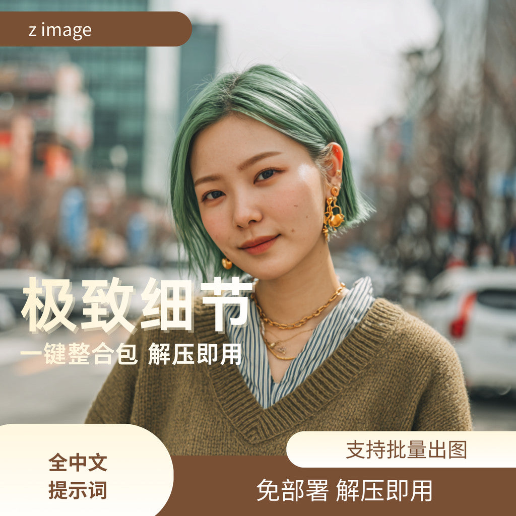 🖼️ Zimage Bulk Gen | 🤖 AI Enhance | ✨ Premium Texture [MICHIGO STUDIO]