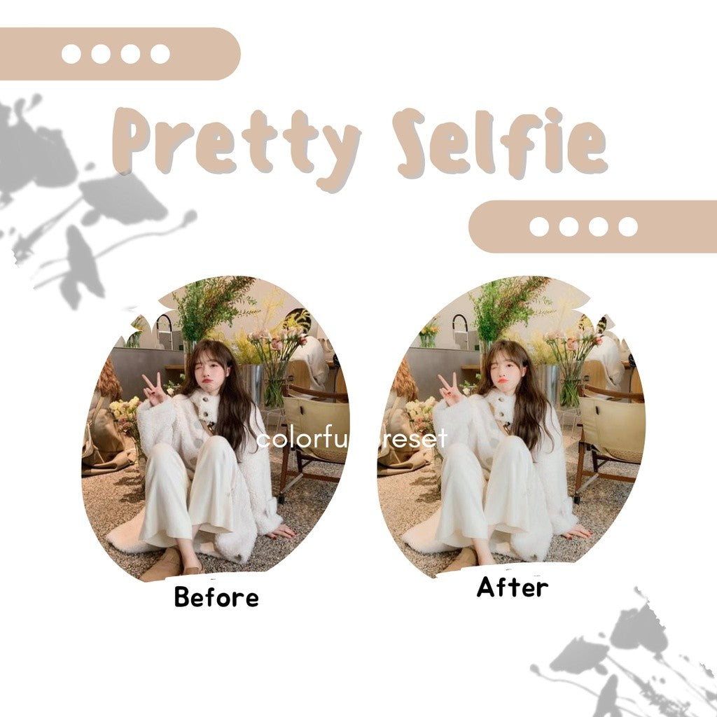 Edit Foto 10 Preset Light room - Pretty Selfie[ MICHIGO STUDIO ]