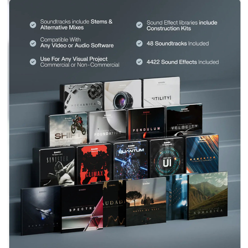 🎧 OcularSounds – Full Access Bundle (Soundtrack + SFX) [MICHIGO STUDIO]