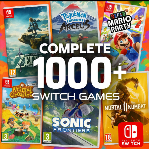 Ribuan Koleksi Game Nintendo Switch CFW Lengkap & Terbaru (Main di Switch / PC / Android)[ MICHIGO STUDIO ]