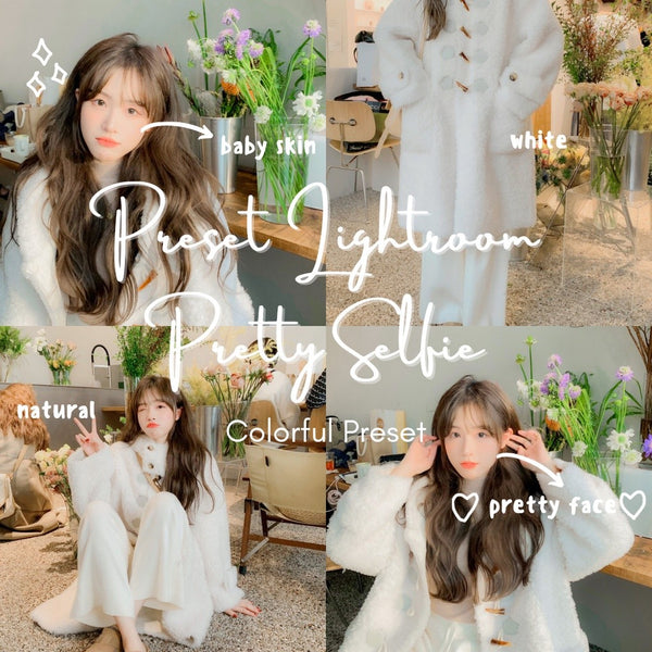Edit Foto 10 Preset Light room - Pretty Selfie[ MICHIGO STUDIO ]