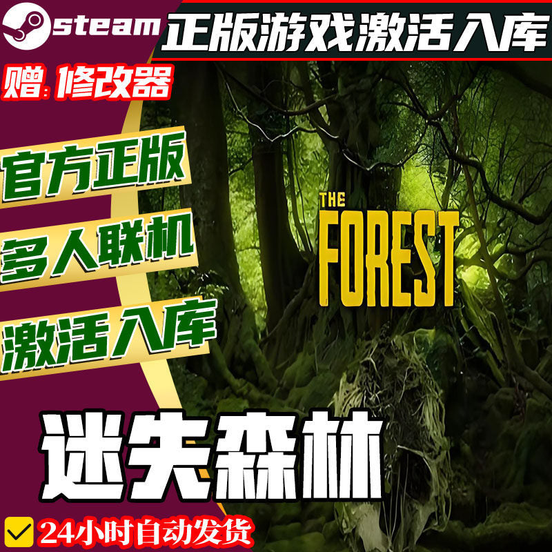 迷失森林steam激活码cdkey入库The Forest全DLC在线联机森林1全DLC中文PC电脑游戏[ MICHIGO STUDIO ]