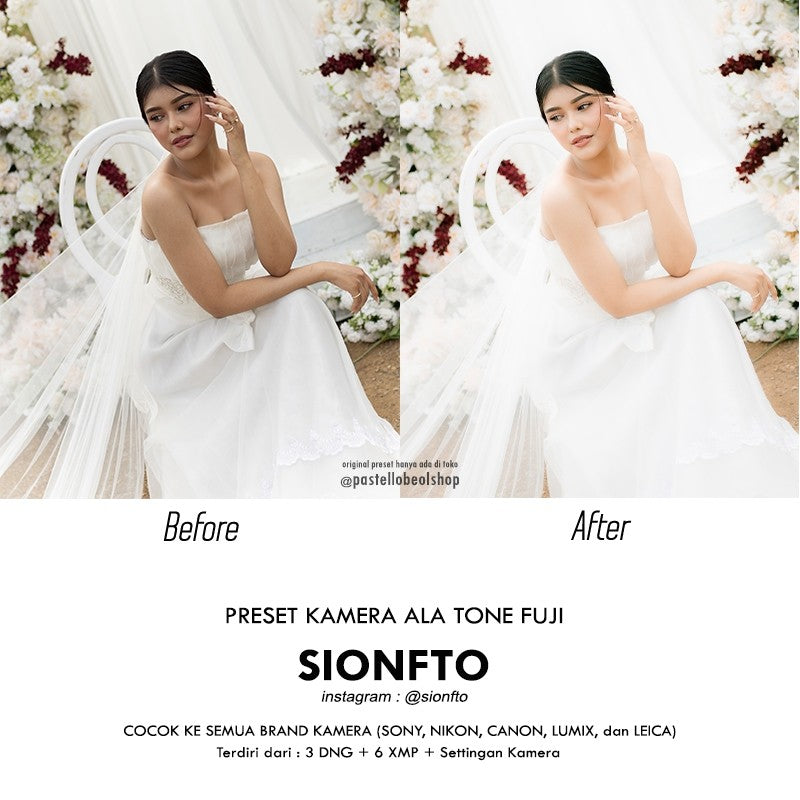 🎨 Preset Lr – SION FOTO (SIONFTO) Original Fuji Camera Tone Best Seller ✨ [ MICHIGO STUDIO ]