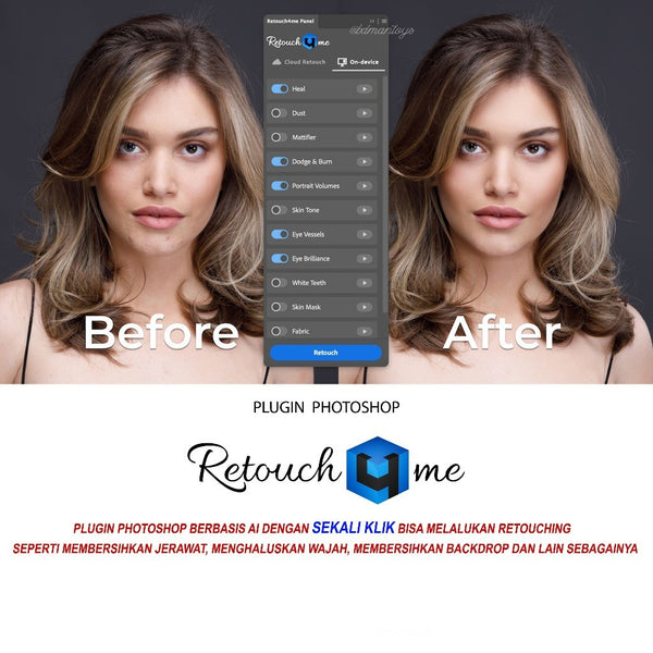 🧠 Plugin PS – Retouch4Me Full Version 2025 – AI Photo Retouching Suite ✨ [ MICHIGO STUDIO ]