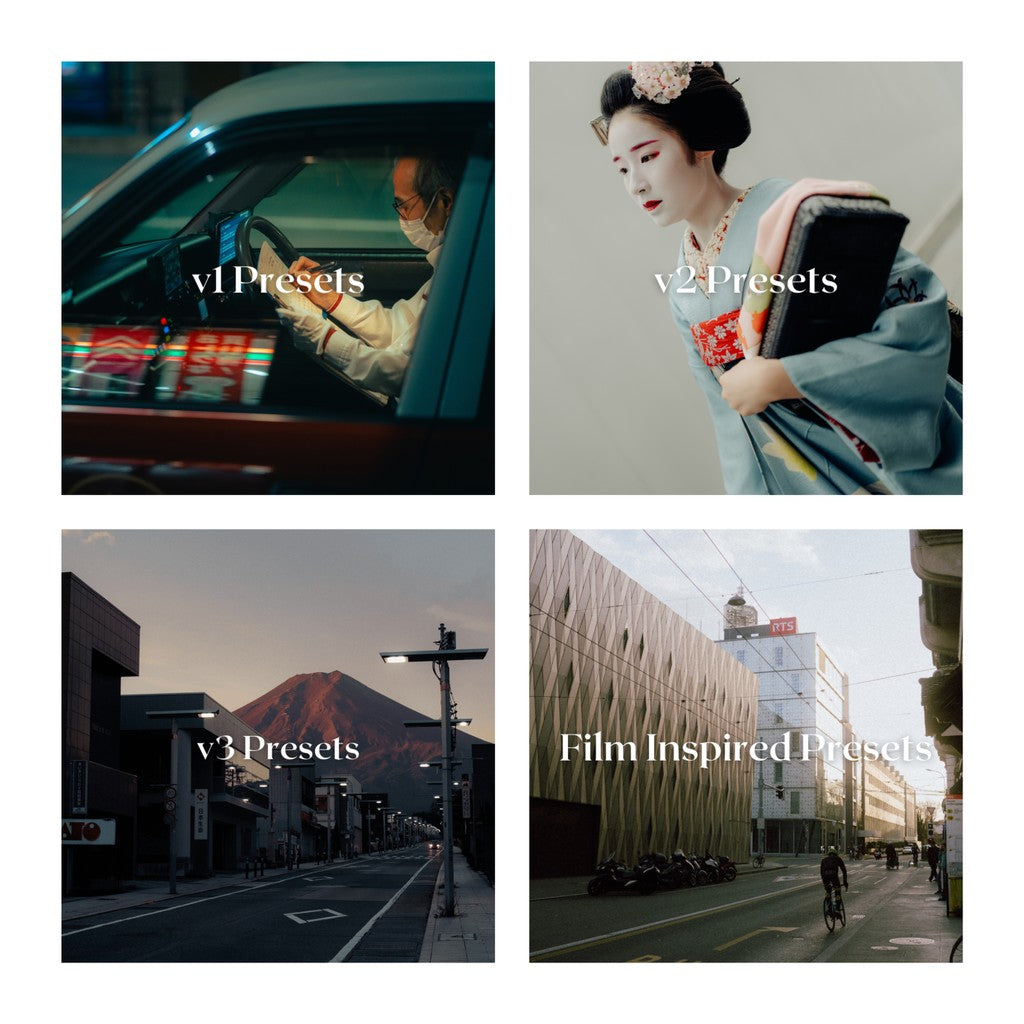 🎨 Preset Lr – Adrien Sanguinetti Japan Travel Presets Collection v1 + v2 + v3 + Film Inspired ✨ 6730 [ MICHIGO STUDIO ]