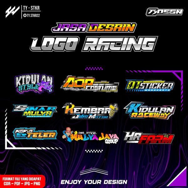 🎨 Logo Design for Racing, Sound System & Workshop – [ MICHIGO STUDIO ]✨