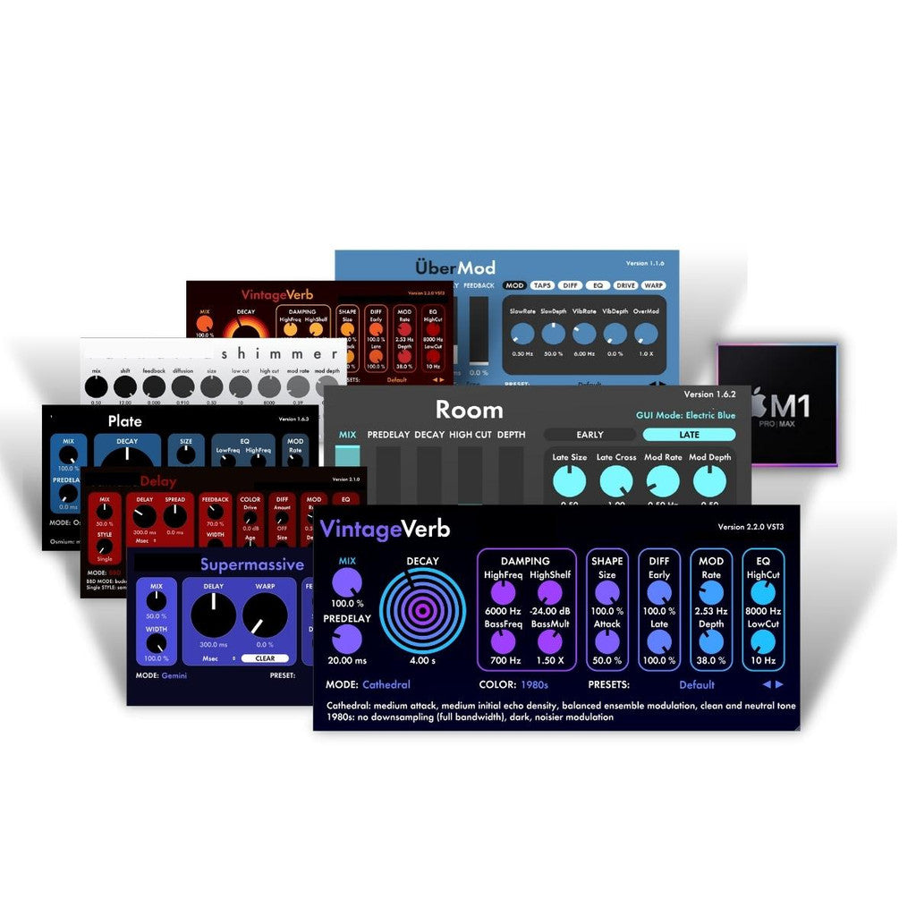 🎛️ Plugin Pack – Valhalla Reverb Collection: VintageVerb, Delay, Room & Plate (2025 Edition) ✨ [ MICHIGO STUDIO ]
