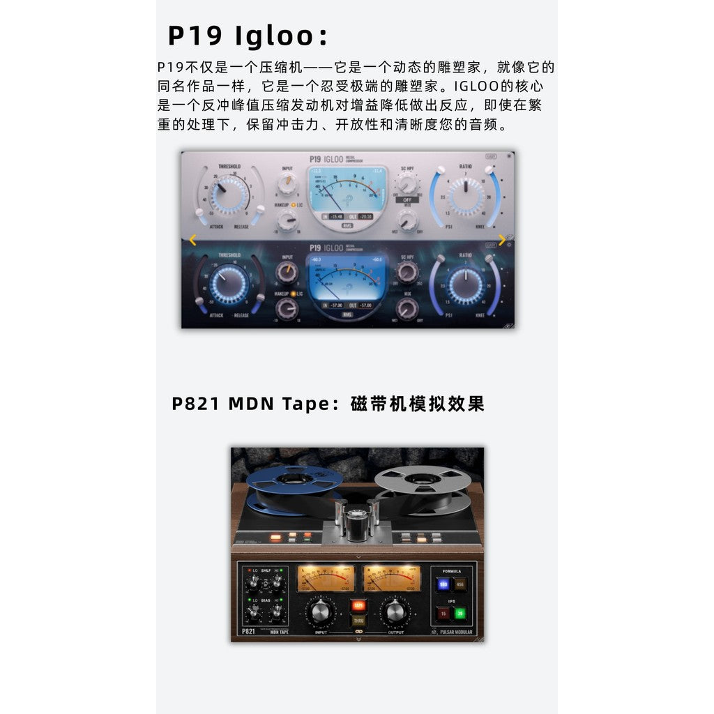 🎛️ Plugin Pack – Pulsar Modular Collection: P42 Climax, P450, IPA25, P19, P821, P455 ✨ [ MICHIGO STUDIO ]