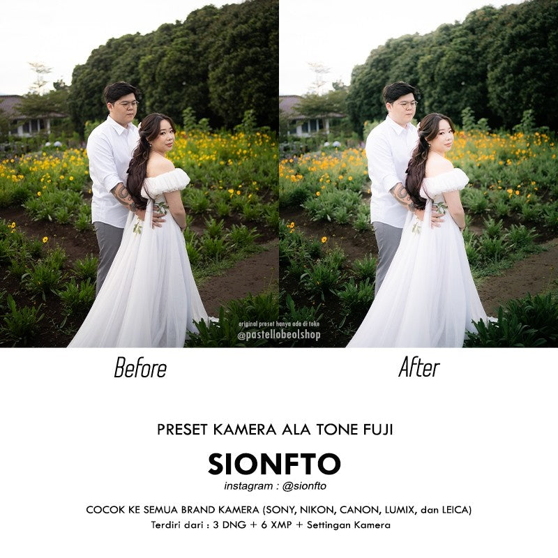 🎨 Preset Lr – SION FOTO (SIONFTO) Original Fuji Camera Tone Best Seller ✨ [ MICHIGO STUDIO ]