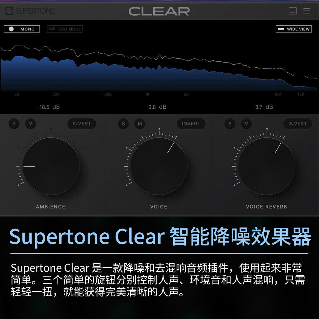 🎧 Plugin – Supertone Clear – AI Noise Reduction & De-Reverb Audio Plugin ✨ [ MICHIGO STUDIO ]
