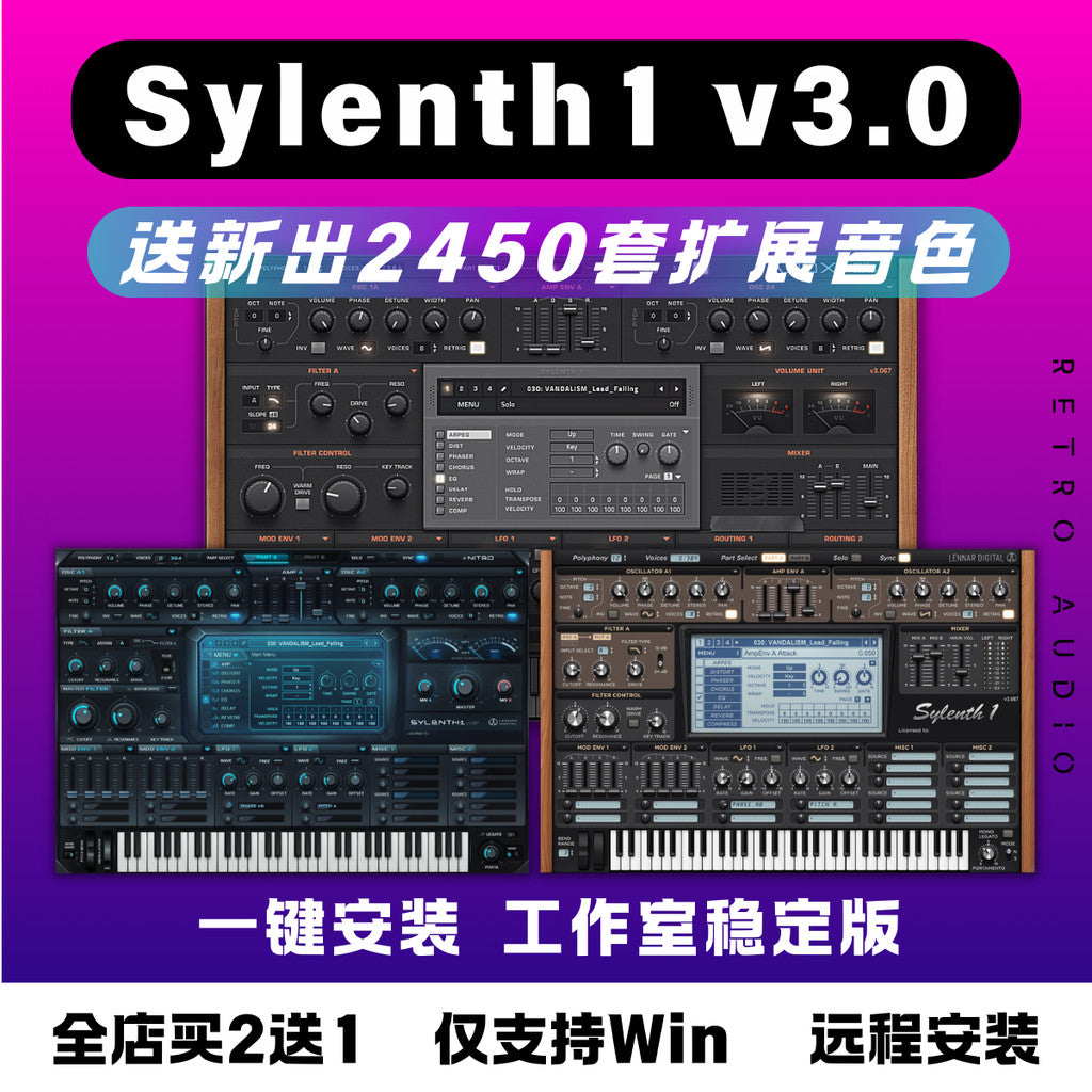 🎹 Synth Plugin – LennarDigital Sylenth1 v3.0 – EDM Wavetable Synth ✨ [ MICHIGO STUDIO ]