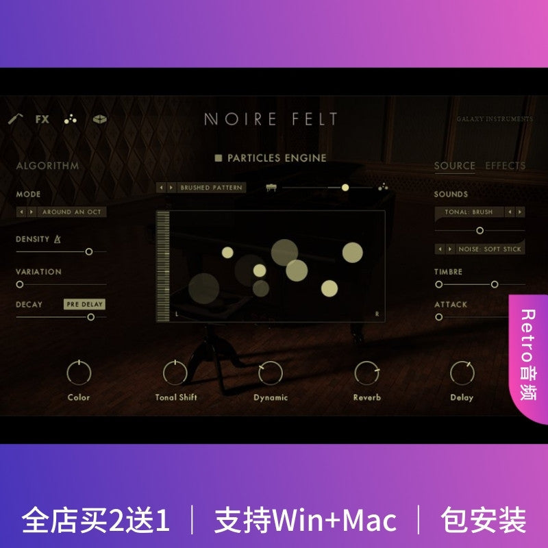 🎹 Instrument Library – NI Noire Piano v1.2.1 – Golden Triangle Classic Grand Piano (Kontakt, Win/Mac) [ MICHIGO STUDIO ]