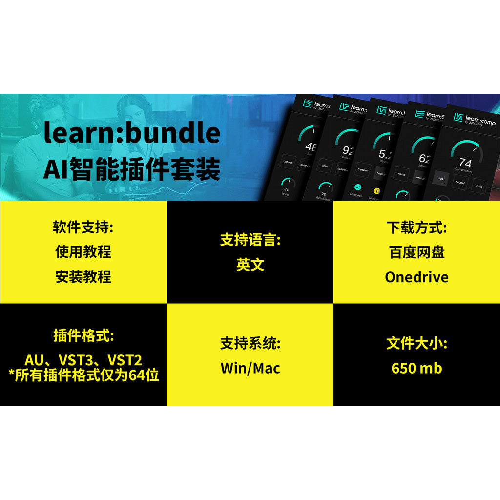 🎚️ Plugin Bundle – Sonible Learn Bundle – AI Mixing, Compression, EQ, Limiter & Reverb Suite ✨ [ MICHIGO STUDIO ]