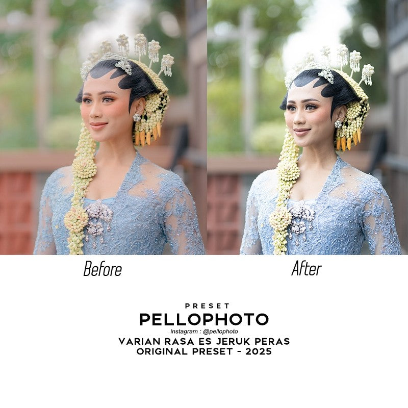 🎨 Preset Lr – PelloPhoto Skintone Variant “Es Jeruk Peras” Original 2025 ✨ [ MICHIGO STUDIO ]