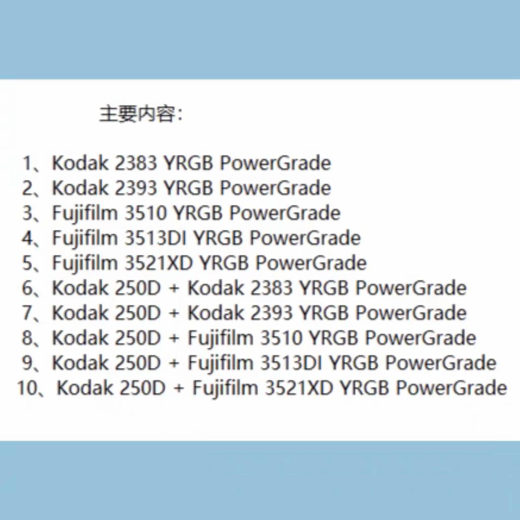 🎬 Juan Melara DaVinci YRGB Print Film Emulation (PFE PowerGrades) Collection ✨ [ MICHIGO STUDIO ]
