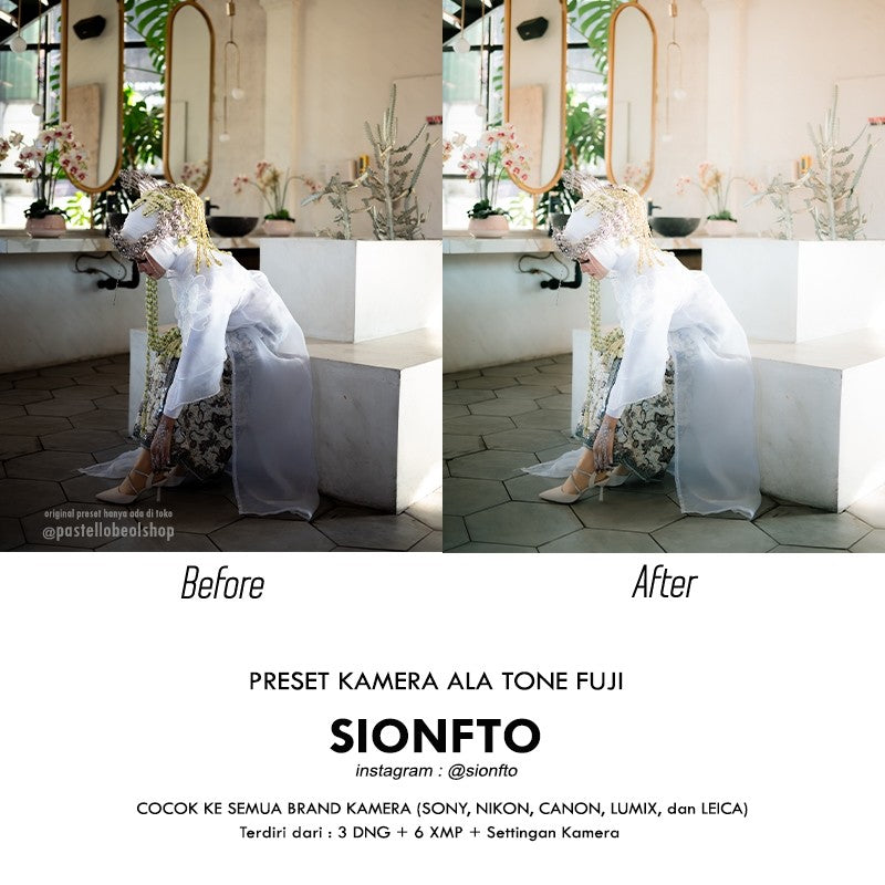 🎨 Preset Lr – SION FOTO (SIONFTO) Original Fuji Camera Tone Best Seller ✨ [ MICHIGO STUDIO ]