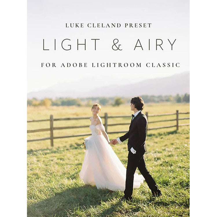 🎨 Preset Lr – 9 XMP Bright & Airy Wedding Lightroom Presets – Luke Cleland ✨
