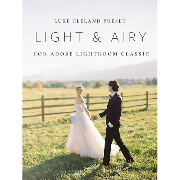 🎨 Preset Lr – 9 XMP Bright & Airy Wedding Lightroom Presets – Luke Cleland ✨