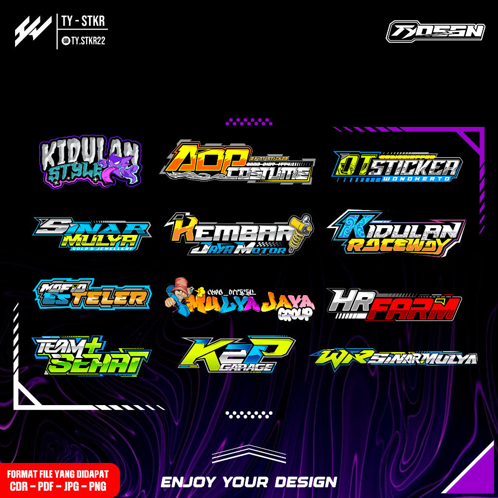 🎨 Logo Design for Racing, Sound System & Workshop – [ MICHIGO STUDIO ]✨