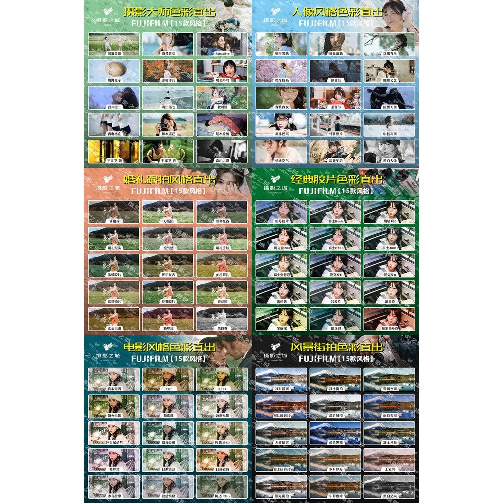 📷 Fuji Camera Preset – XH2S / XT5 / XT50 / XS20 / XS10 / X100V Film Simulation Recipes ✨ [ MICHIGO STUDIO ]
