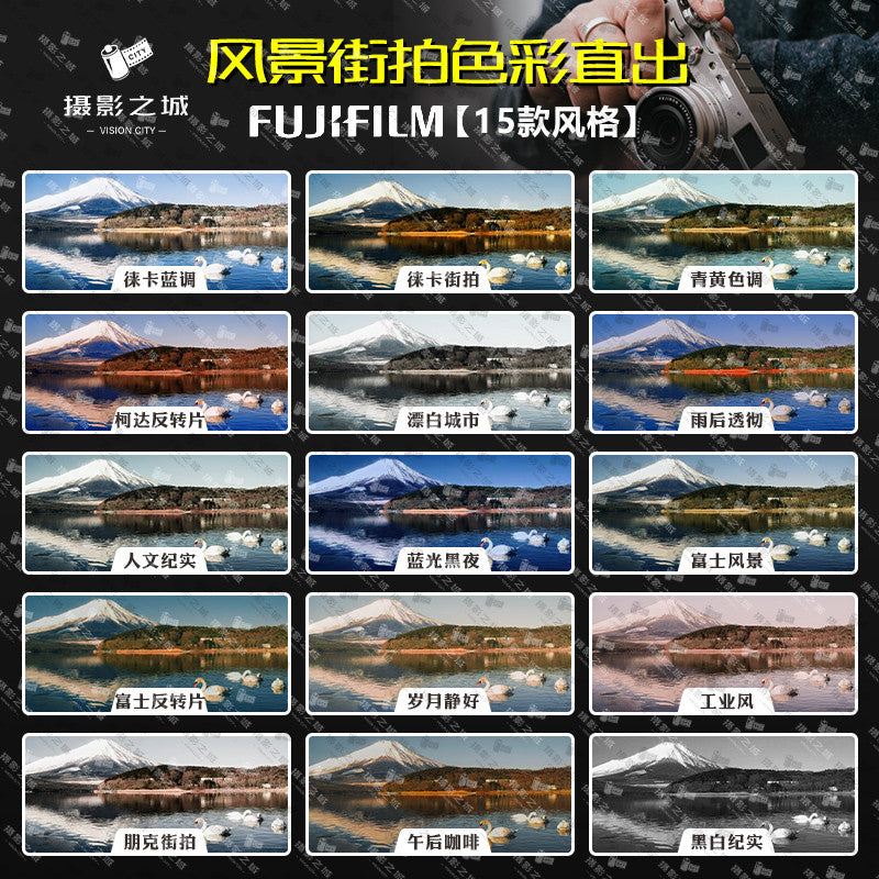 📷 Fuji Camera Preset – XH2S / XT5 / XT50 / XS20 / XS10 / X100V Film Simulation Recipes ✨ [ MICHIGO STUDIO ]