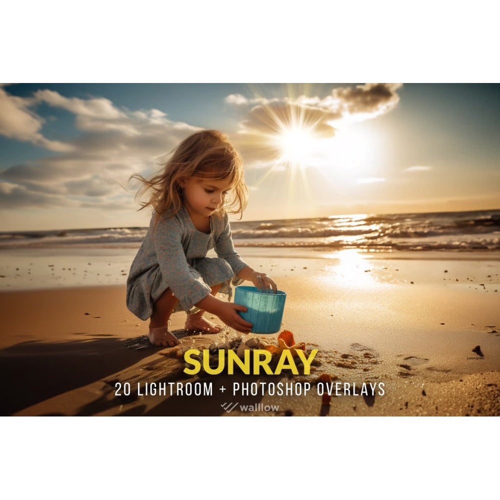 🌤️ Design Asset – Realistic Sunlight Beam & Overlay Effects – Transparent PNG/JPG Pack ✨ [ MICHIGO STUDIO ]