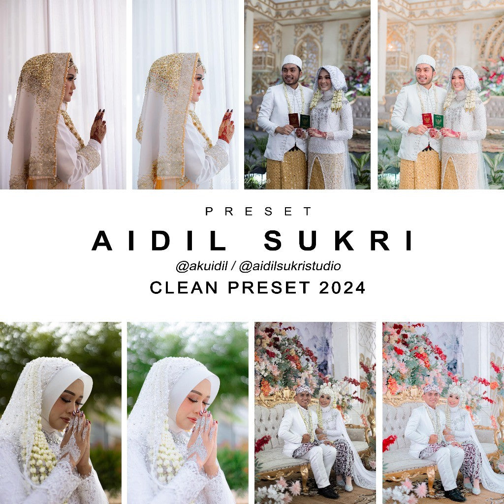 🎨 Preset Lr – Clean Aidil Sukri Original 2025 ✨ [ MICHIGO STUDIO ]
