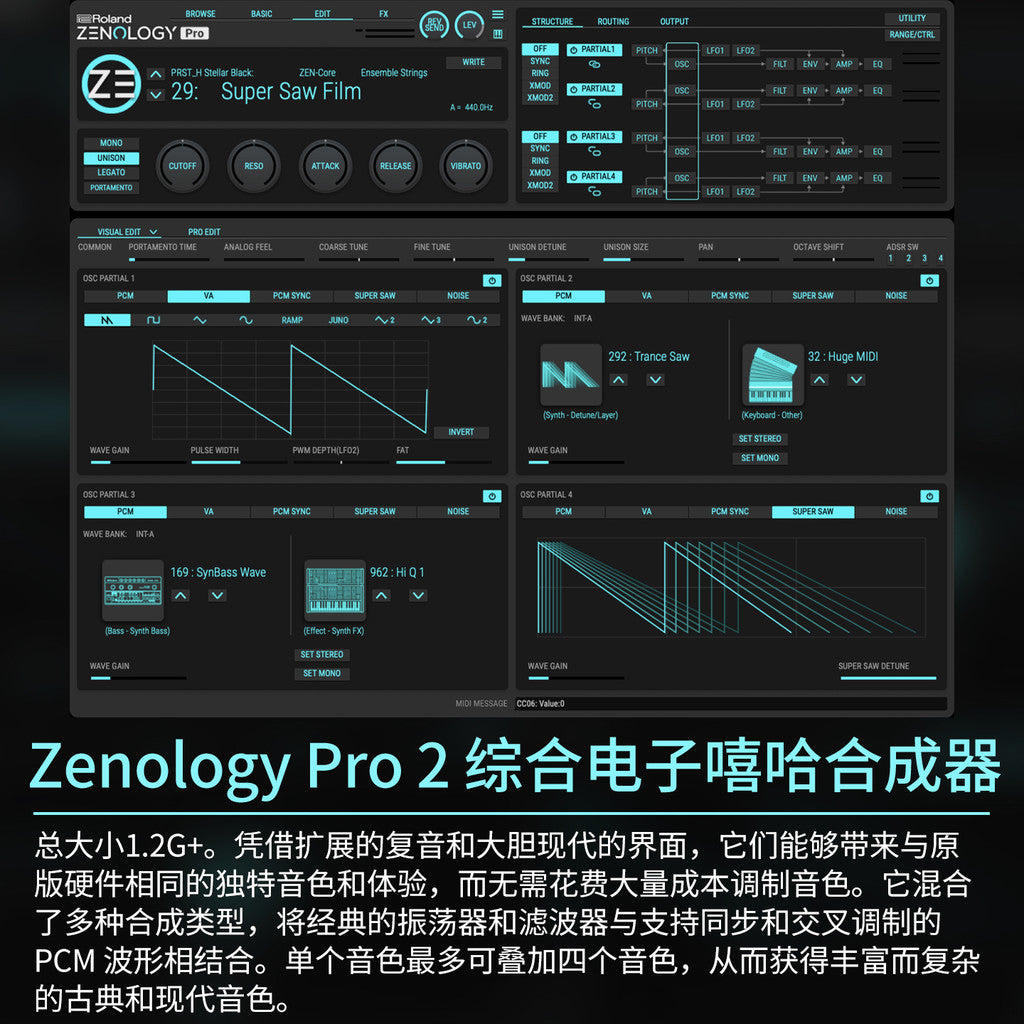 🎹 Plugin Preset – Zenology Pro 2 – Electronic Hip-Hop Trap Synth VST Preset Pack ✨ [ MICHIGO STUDIO ]