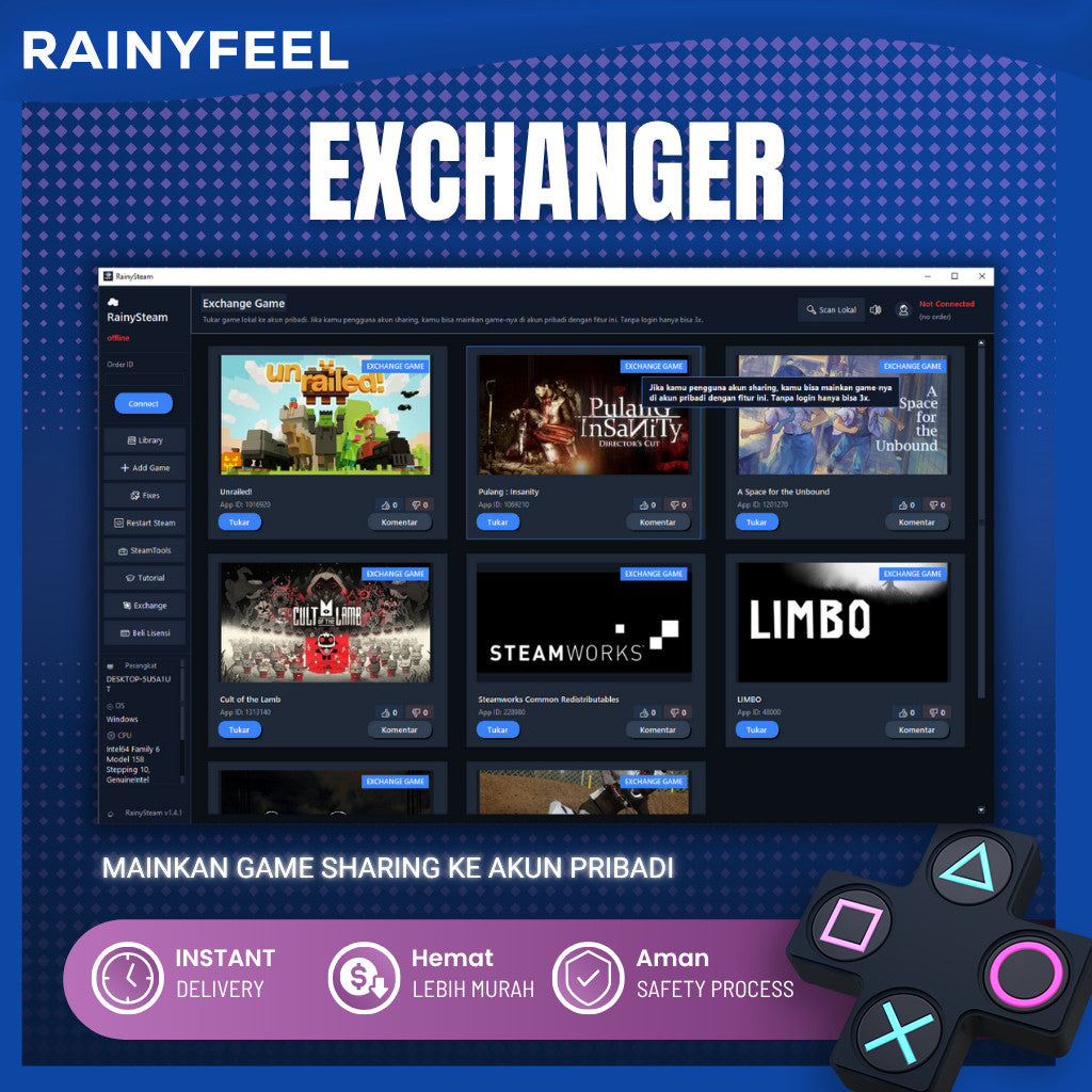 🎮 [BONUS STEAM KEY] 72,000+ Steam Games Added to Your Library – Lifetime Original / Fresh 0 Hour / PC Games 🚀