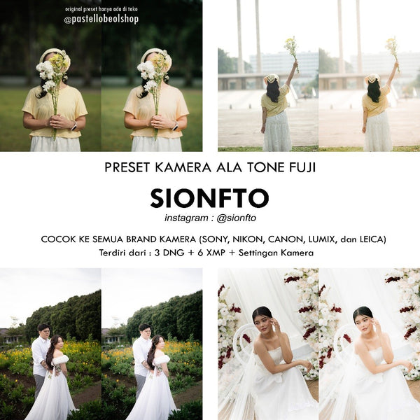 🎨 Preset Lr – SION FOTO (SIONFTO) Original Fuji Camera Tone Best Seller ✨ [ MICHIGO STUDIO ]