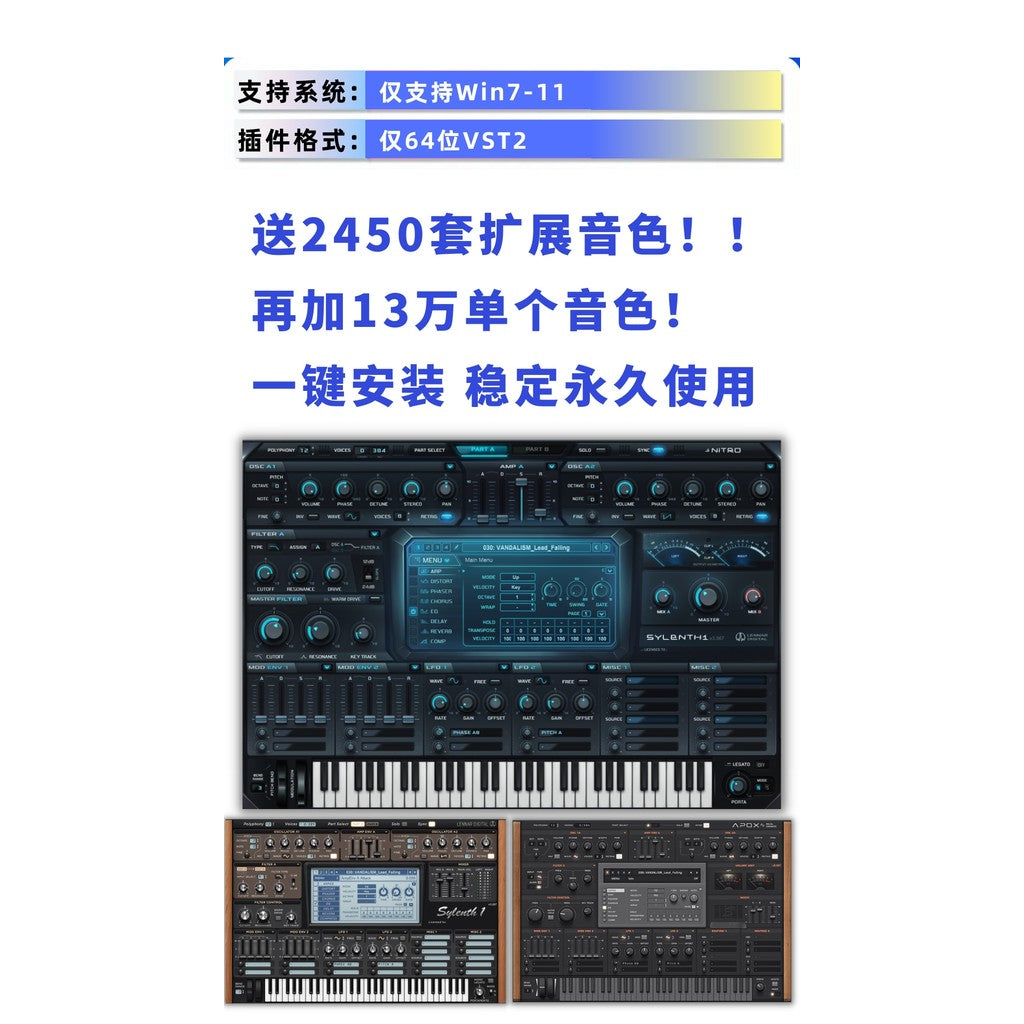 🎹 Synth Plugin – LennarDigital Sylenth1 v3.0 – EDM Wavetable Synth ✨ [ MICHIGO STUDIO ]