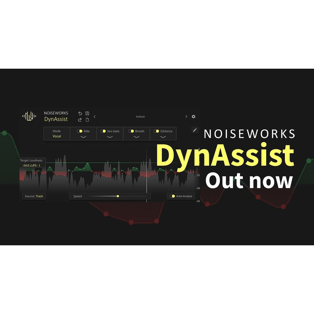 🎧 Plugin – NoiseWorks DynAssist 2.2.0 – AI Vocal Auto Repair & Mixing Assistant (Mac) ✨ [ MICHIGO STUDIO ]