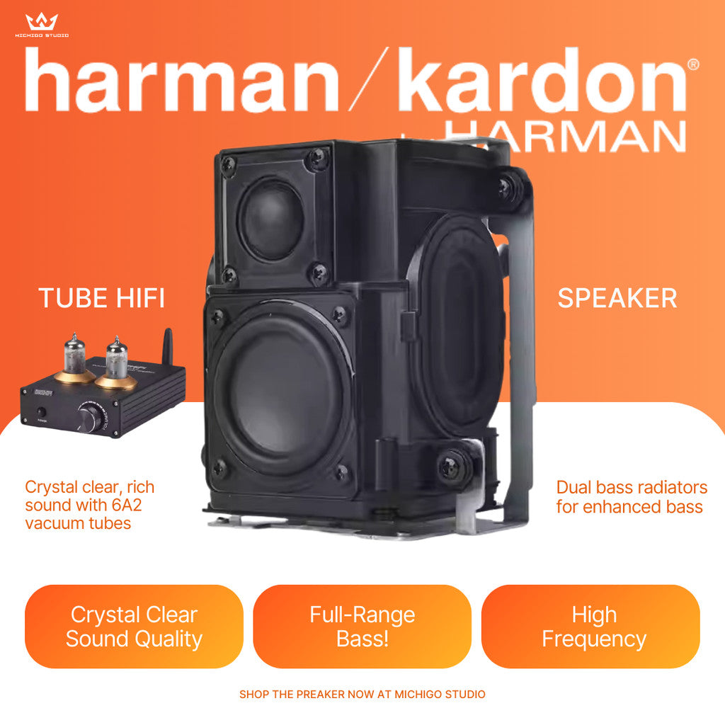 ORIGINAL Harman Kardon High-Quality 2” Speaker Combo Tube Amplifier | Crystal Clear Sound & Powerful Bass [PRE ORDER]