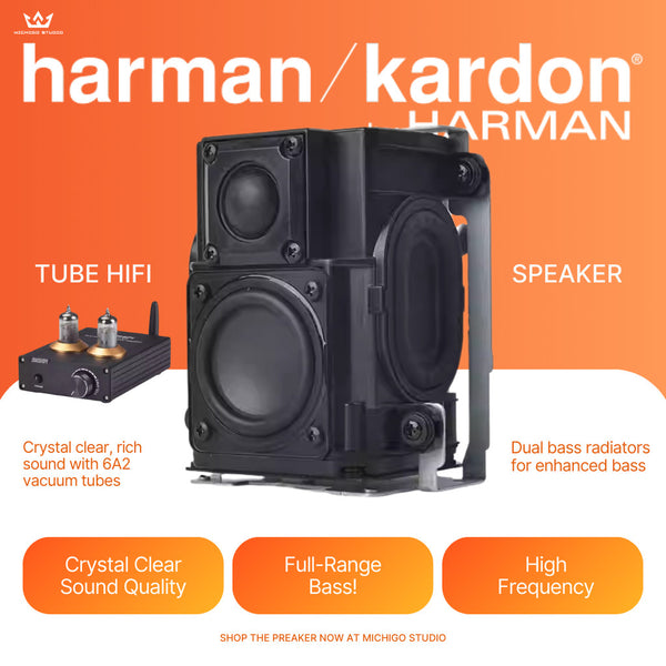 ORIGINAL Harman Kardon High-Quality 2” Speaker Combo Tube Amplifier | Crystal Clear Sound & Powerful Bass [PRE ORDER]