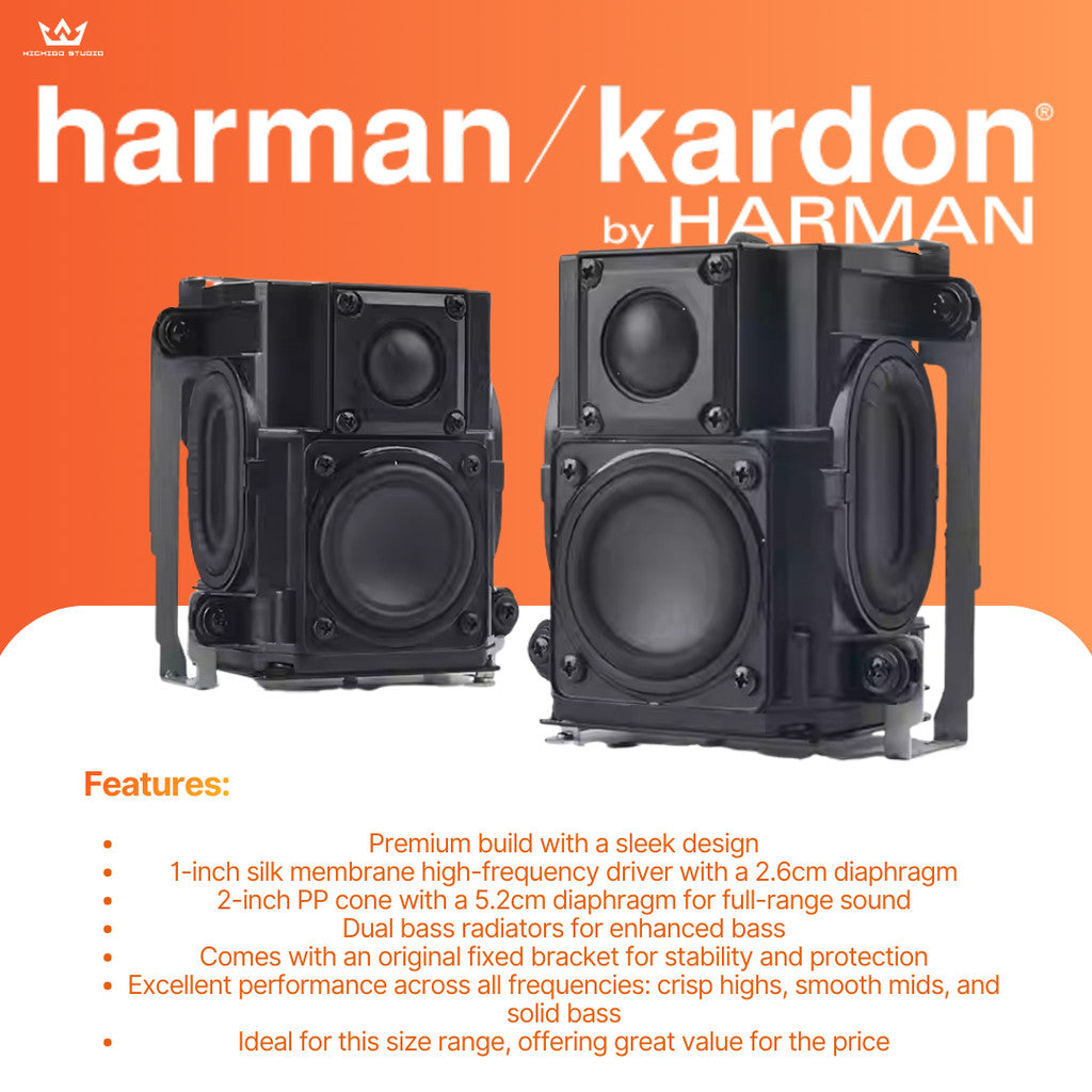 ORIGINAL Harman Kardon High-Quality 2” Speaker Combo Tube Amplifier | Crystal Clear Sound & Powerful Bass [PRE ORDER]
