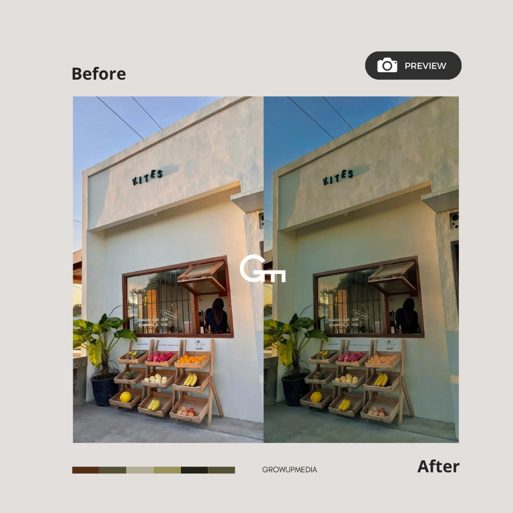 📸 PRESET LR | Kopi Senja ☕🌅 Warm & Professional Tone 【MICHIGO STUDIO】