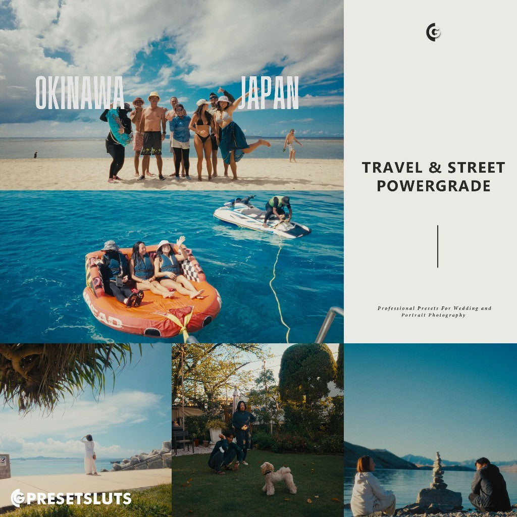 🎞️ POWERGRADE | Travel & Street • For S-Log3 / Rec709 / D-Log M • DaVinci Resolve 【MICHIGO STUDIO】