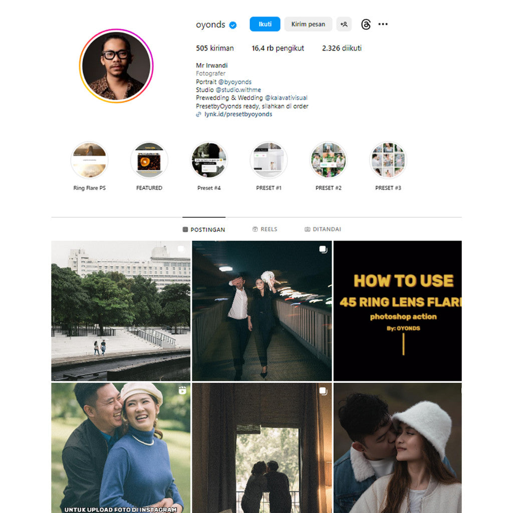 📸 PRESET LR | Wedding by Oyonds 📸🇮🇩 Top Indonesian Photographer 【MICHIGO STUDIO】