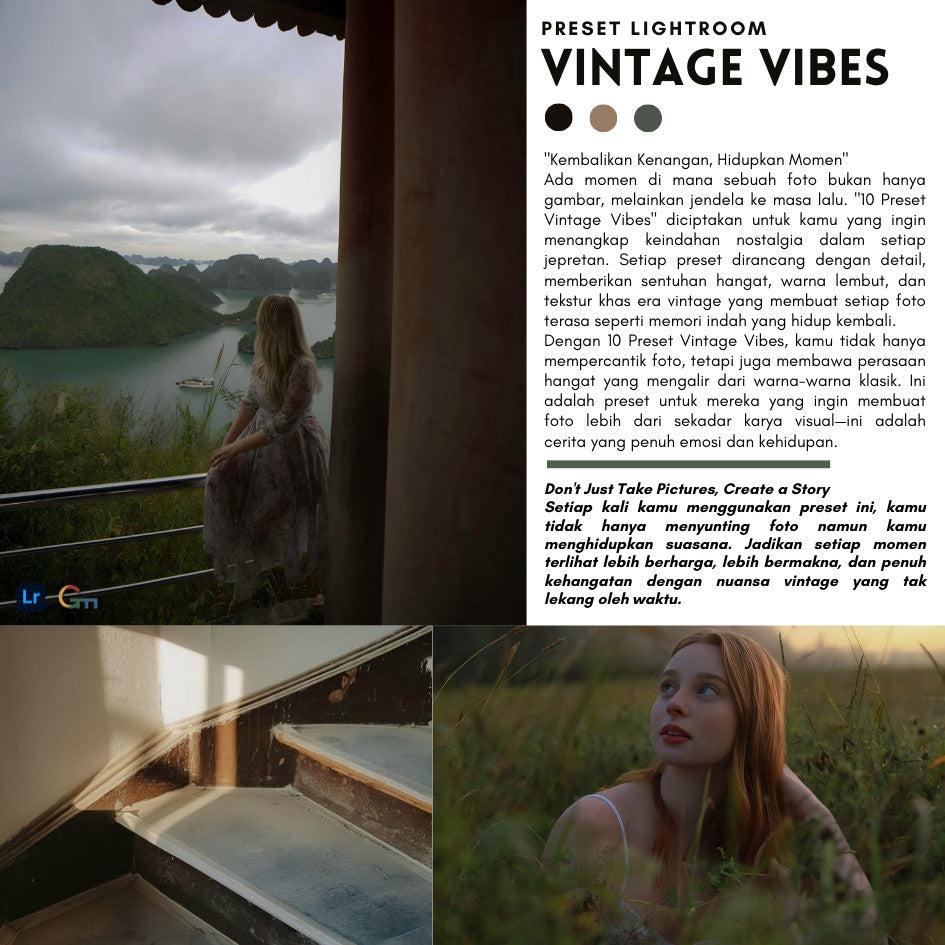 📸 PRESET LR | Vintage Vibes 🎞️🕰️ iOS & Android 【MICHIGO STUDIO】
