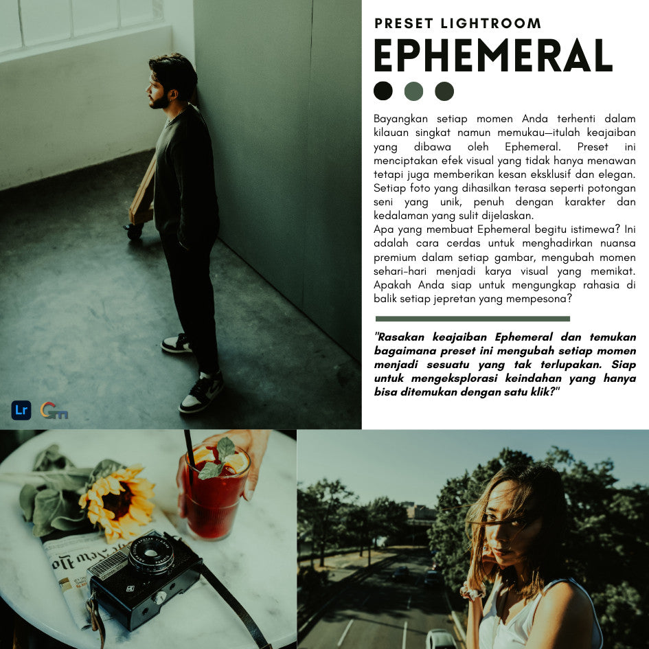 📸 PRESET LR | Ephemeral Aesthetic 🌫️✨ iOS & Android 【MICHIGO STUDIO】