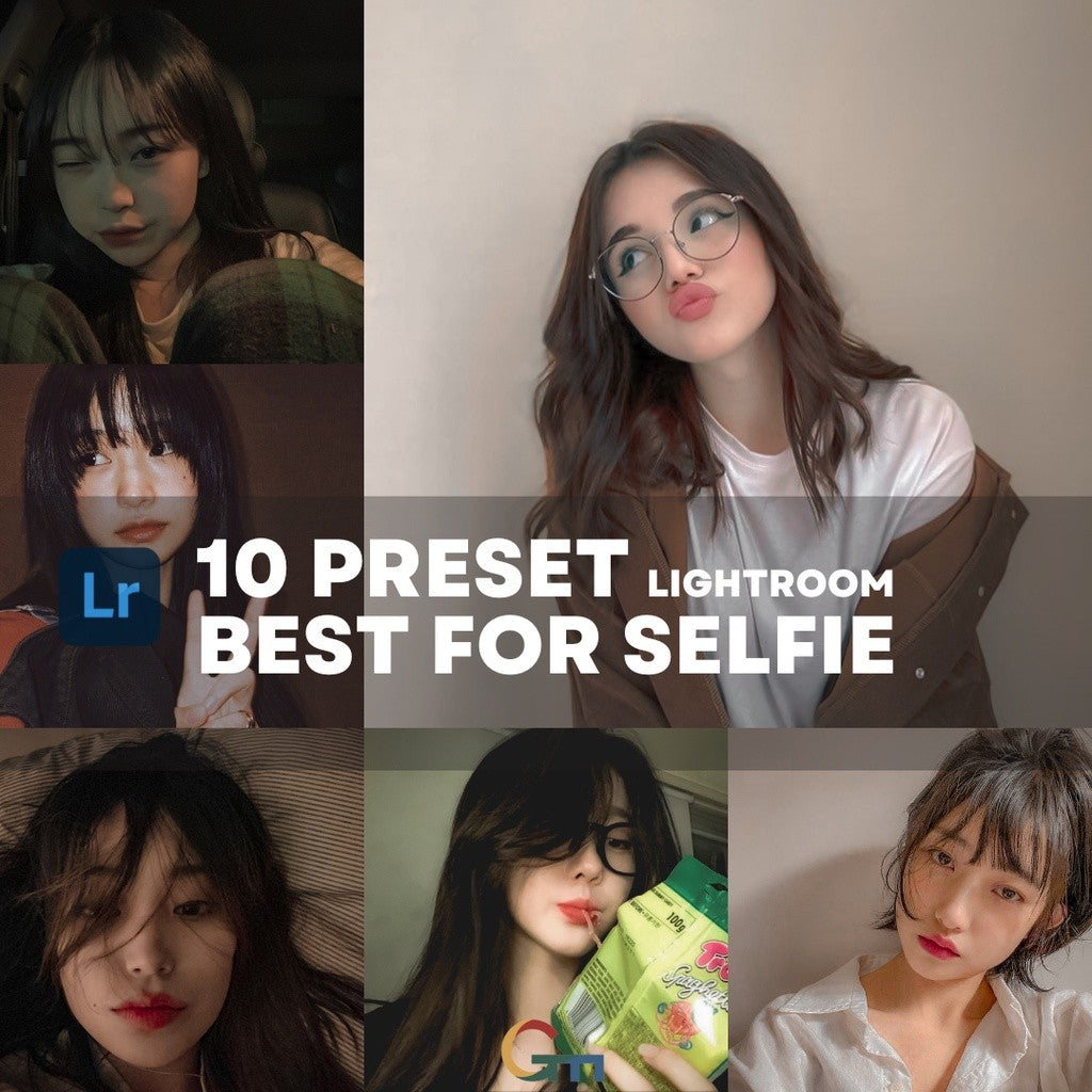 📸 PRESET LR | 10 Aesthetic Presets 🤳✨ Best for Selfies 【MICHIGO STUDIO】