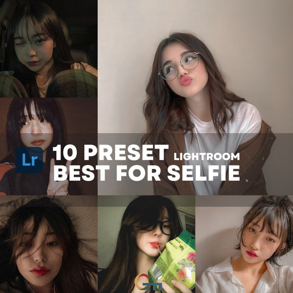 📸 PRESET LR | 10 Aesthetic Presets 🤳✨ Best for Selfies 【MICHIGO STUDIO】