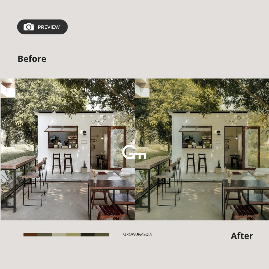 📸 PRESET LR | Kopi Senja ☕🌅 Warm & Professional Tone 【MICHIGO STUDIO】